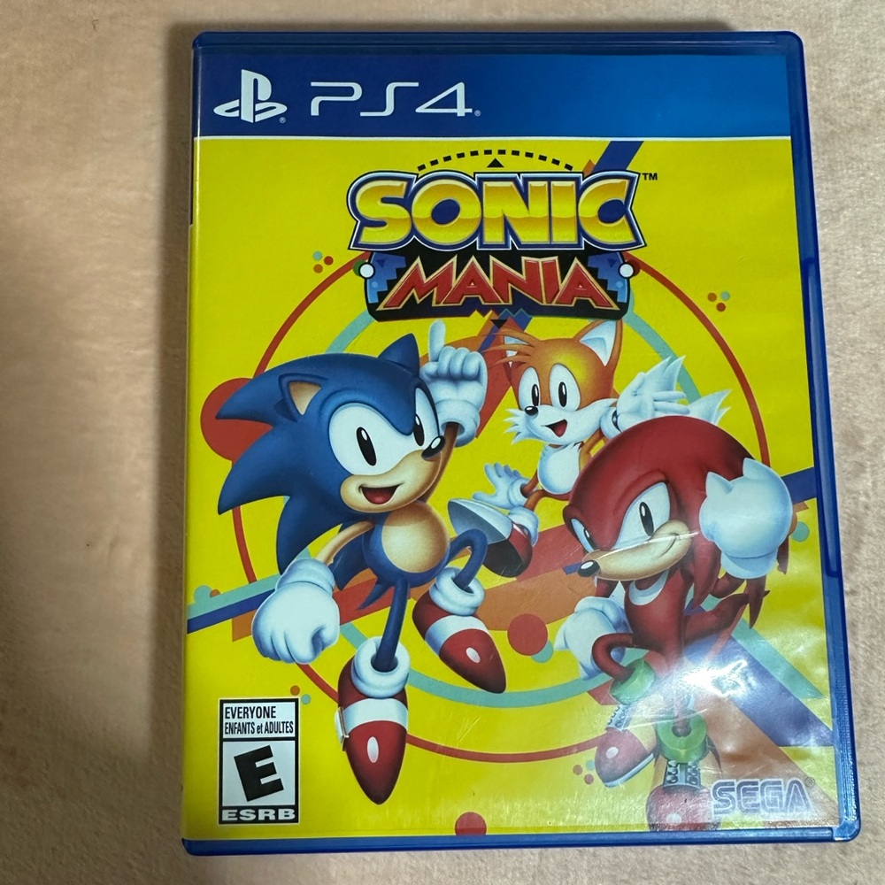 Sonic Mania for PS4 - Blue and Yellow